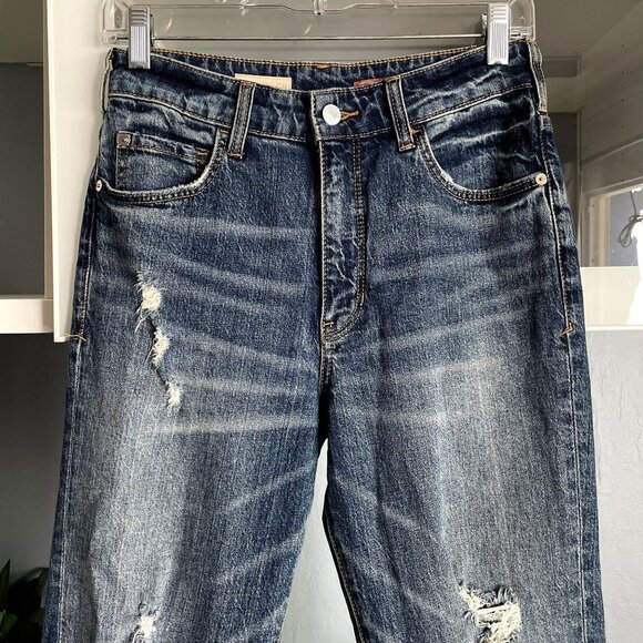 Pilcro The Vintage Straight Leg Jeans High Rise Distressed - Picture 5 of 7